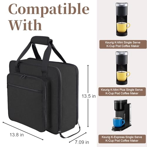 Portable Carrying Coffee Maker Travel Bag - 1.85 Pounds