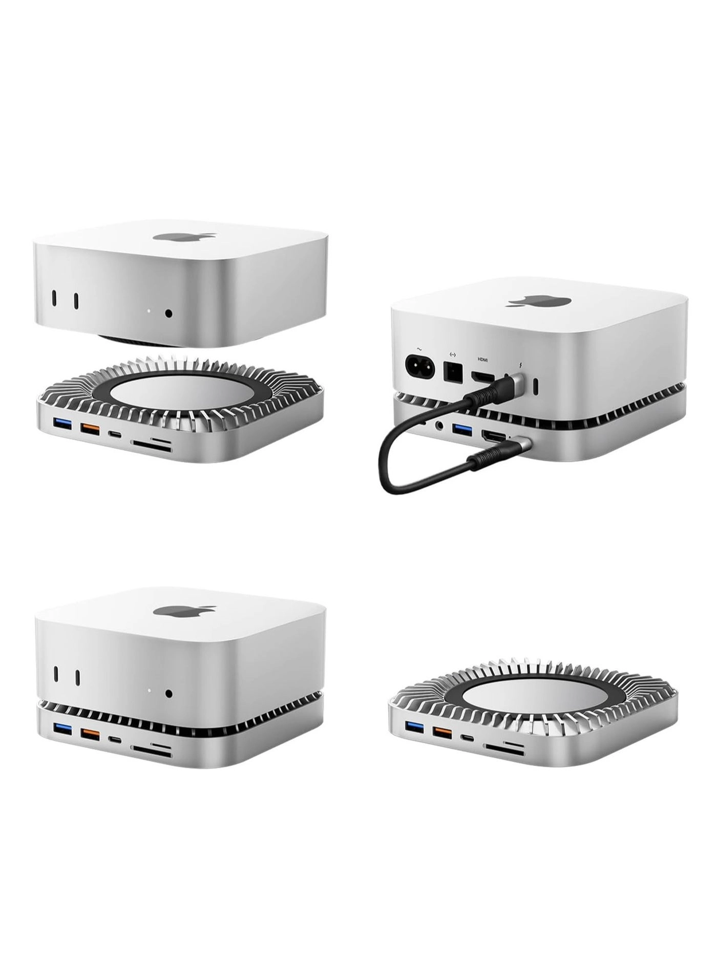 Mac Mini M4 Dock - M.2 NVMe/SATA 4K60Hz 10G USB