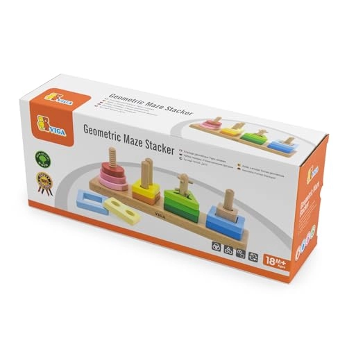 Geometric Maze Stacker - 18 months+