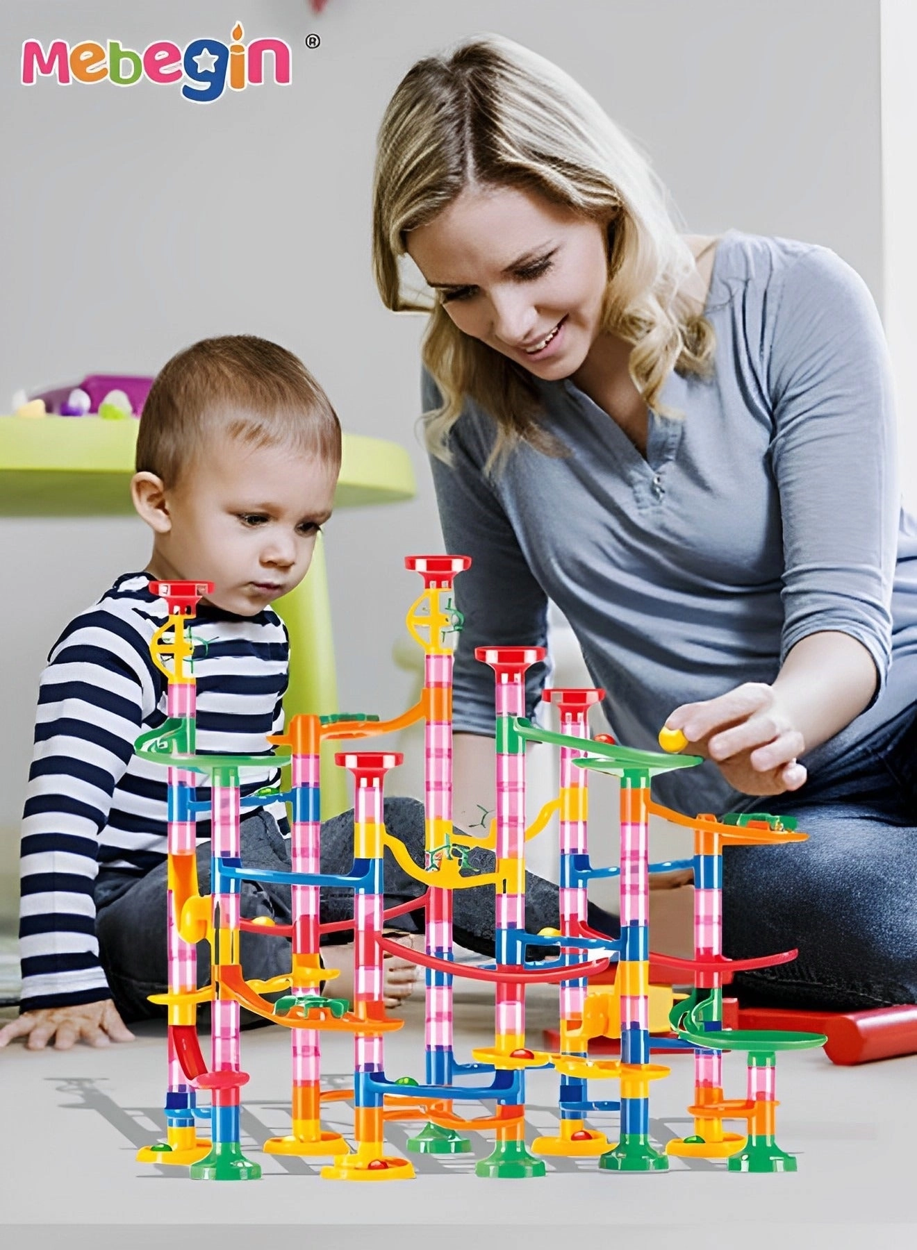 Marble Run Set - Construction 133pcs