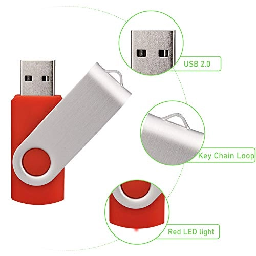 USB Flash Drive - 10 Pack Multi-Color USB 2.0 32GB