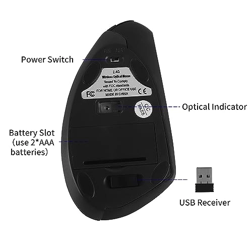 Ergonomic Vertical Mouse - Wireless