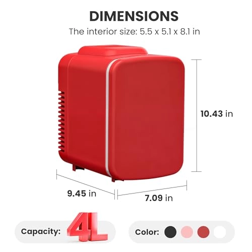 Mini Fridge - Portable Cooler Warmer