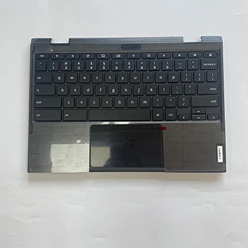 300E 2nd Gen AST - Replacement Laptop Upper Case Palmrest Non-Backlit Keyboard Assembly Black