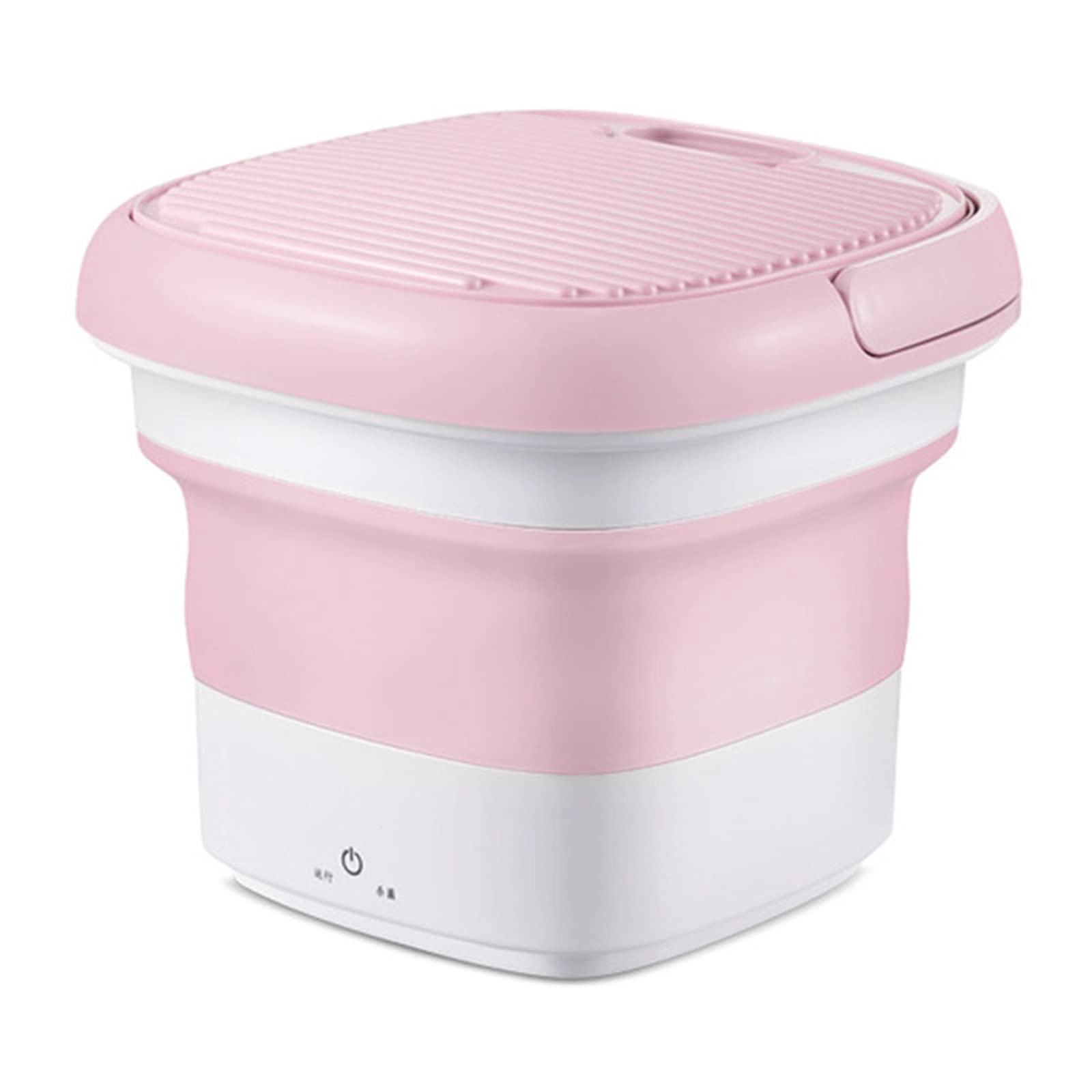 Mini Foldable Portable Washing Machine Small Automatic Washer Deep Cleaning Machine Washing Capacity 0.8 Kg, for Apartment Dormitory Travel,Green