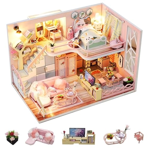 Wooden DIY House Kit - Blossom Stories 1:24