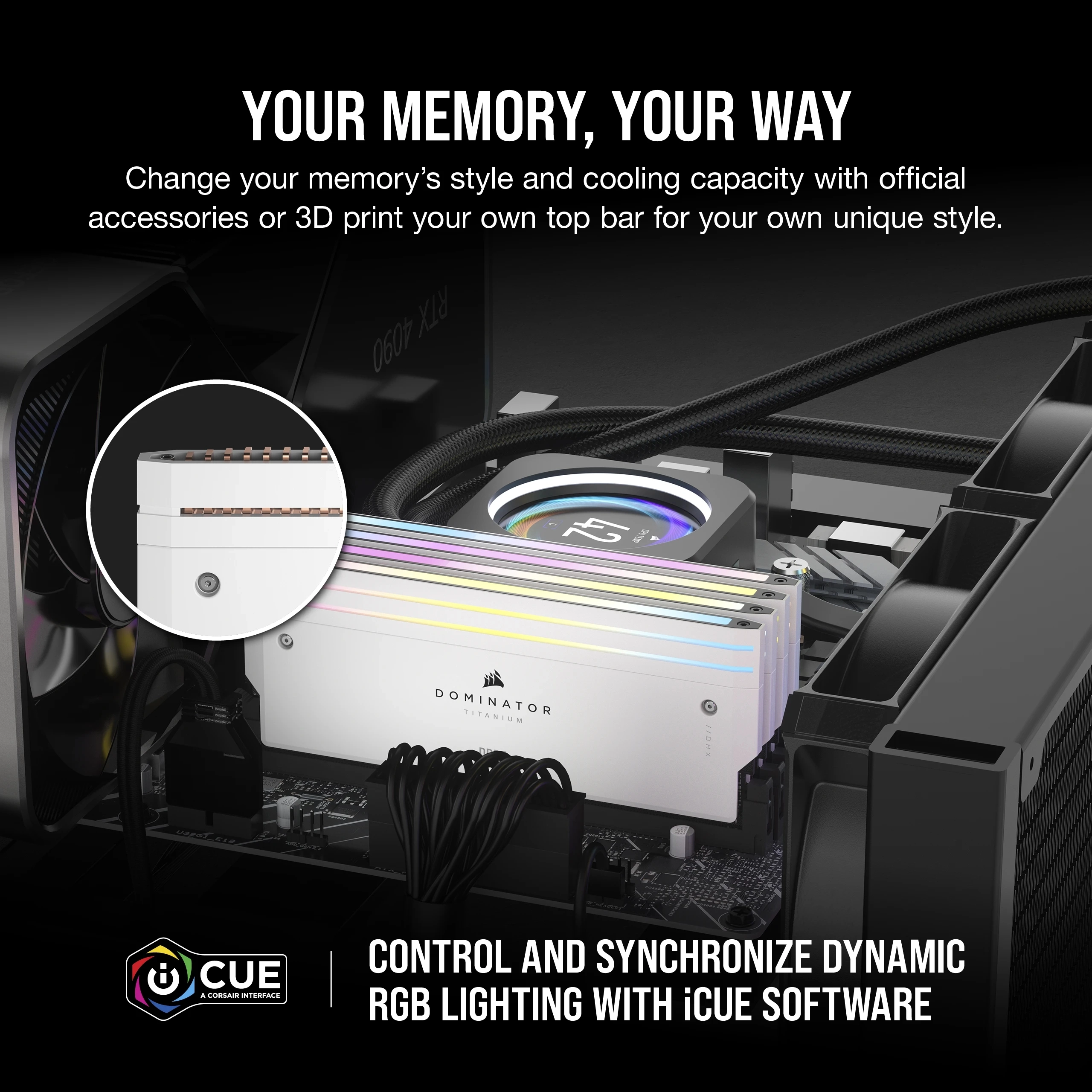 Dominator Titanium RGB - 64 GB 6600 MHz Desktop DDR5