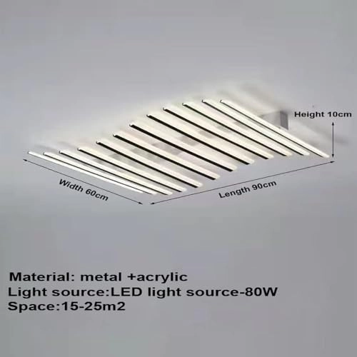 Creative Curve-Shaped LED Chandeliers Ceiling Light - Dimmable