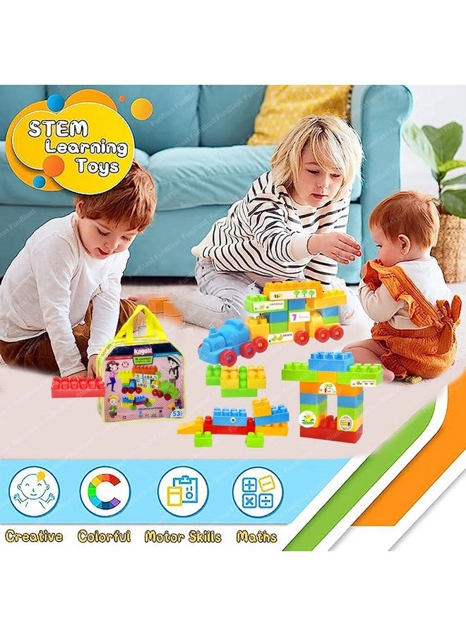 Building Blocks - Construction 53 pcs