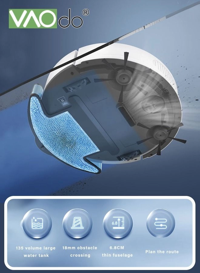 Robot Vacuum - With Mop Lidar Navigation