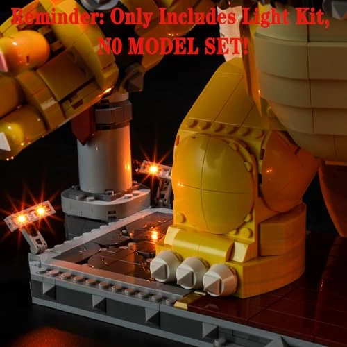 LED Lighting Kit - The Mighty Bowser 1 pcs Architecture