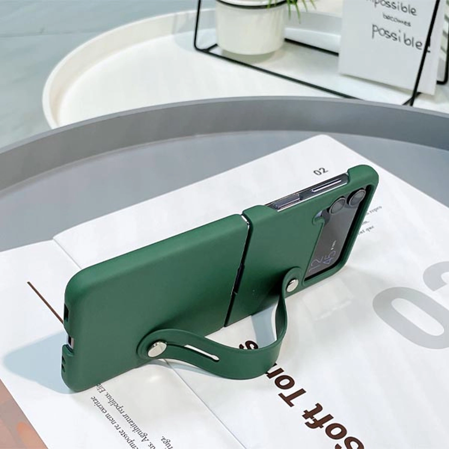 Clear Case Back Case for Samsung Galaxy Z Flip 4