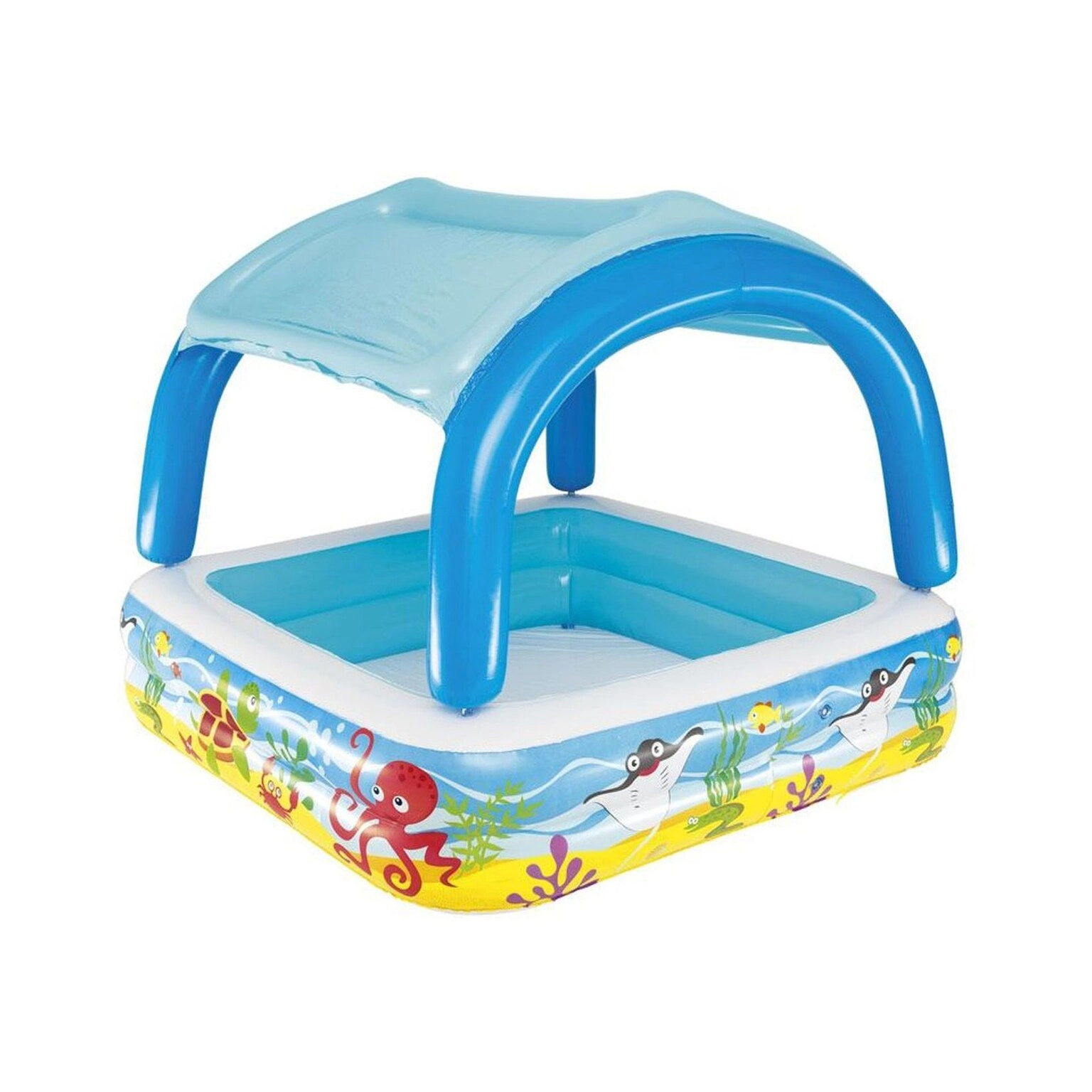 COLOR LAND CHILDRENS TOYS CENTER LLC Play Pool With Canopy 52192 - 140x140x114cm Multicolour