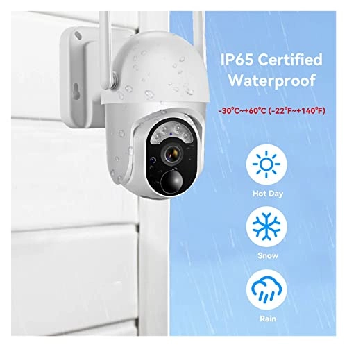 Outdoor Solar Security Camera 2K