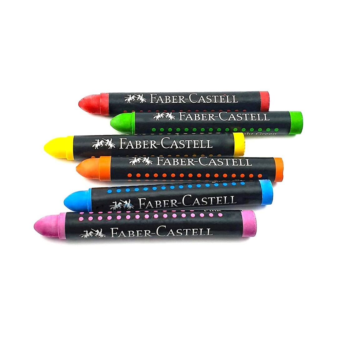 Triangular Wax Crayons - 24pcs