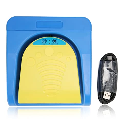 XUMIUZIY FS2016BT1_D - Single Foot Switch Pedal Wireless BT Wired USB