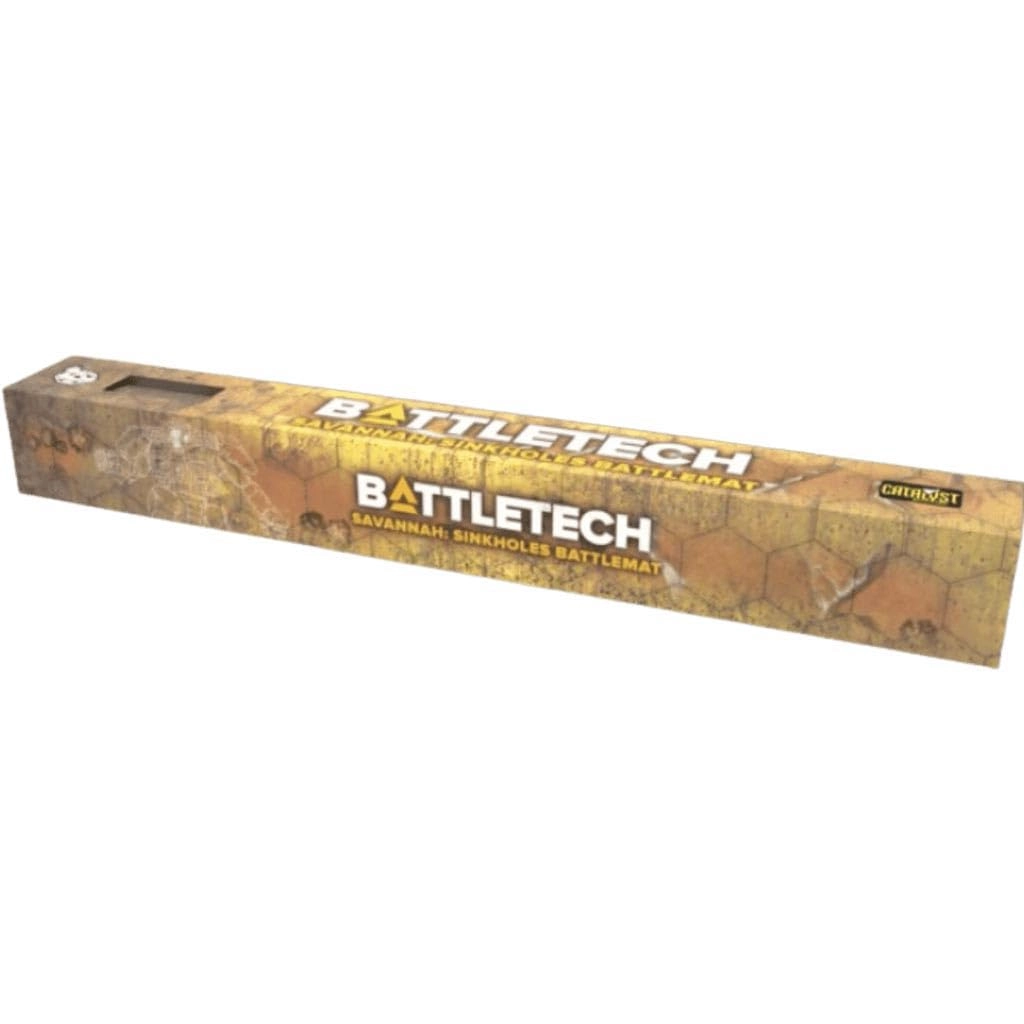 BattleTech Battle Mat - Savannah Sinkholes Double-Sided Neoprene