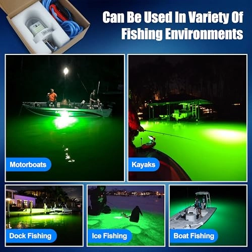 Underwater Fishing Light - 80W 40000 Lumens