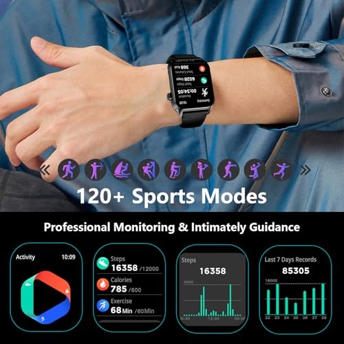 Fitness Smart Watch Stainless Steel