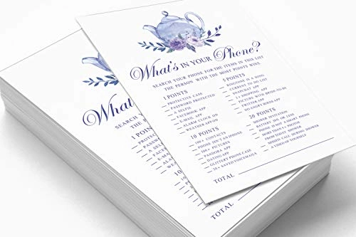 Whats on Your Phone Bridal Shower Game - 50