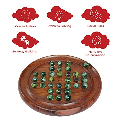 Brainvita Puzzle (DT-DL-349-BuddhiJaal) - 34 pcs