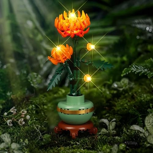 LED Light Kit - Compatible with Lego 10368 Chrysanthemum Lights Only