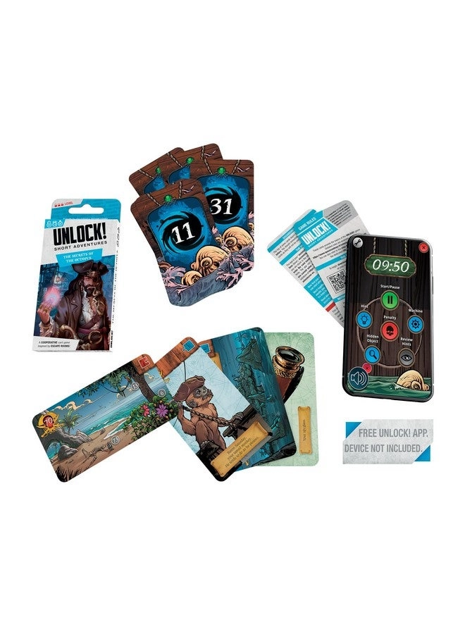 Unlock!: Short Adventures 6 The Secrets of The Octopus - Card Game