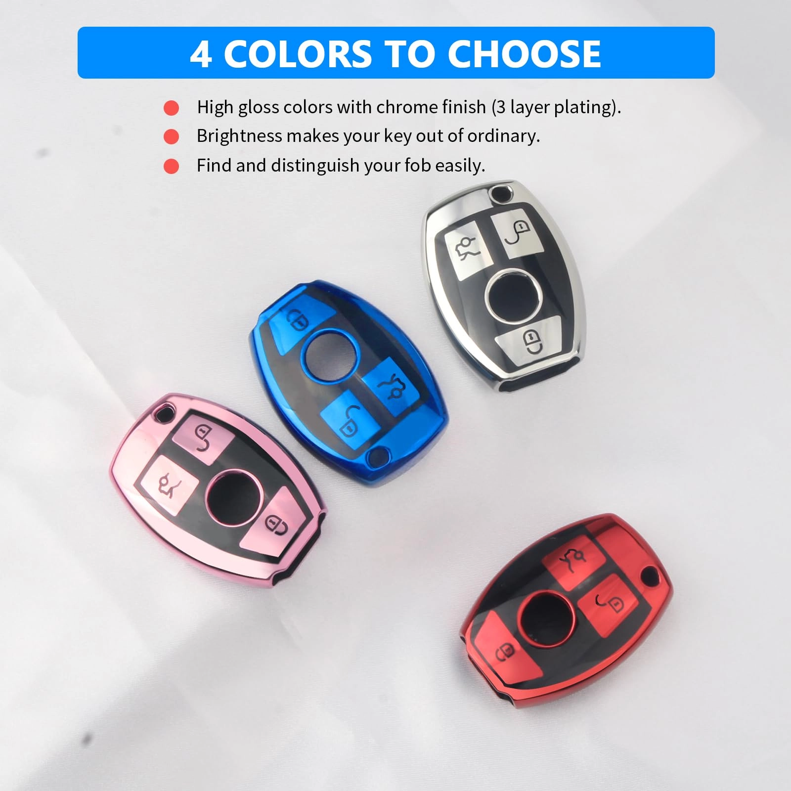 Key Fob Cover - E-Class S-Class A-Class C-Class G-Class