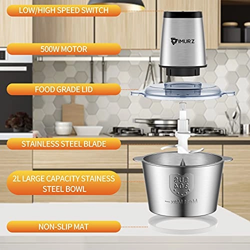 Mini Chopper - 2 Litre 220 Volts (AC)