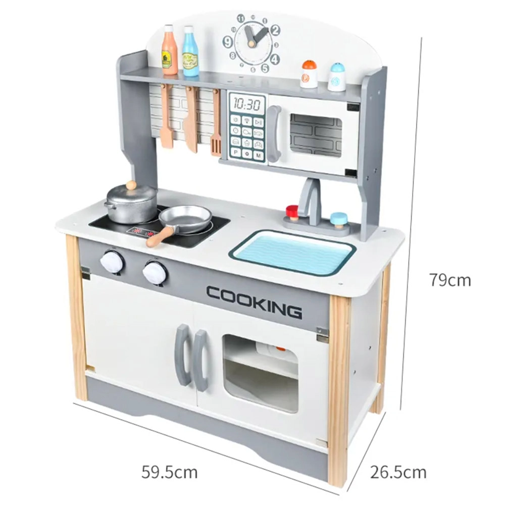 Wooden Kids Cooking Toy Play Set
