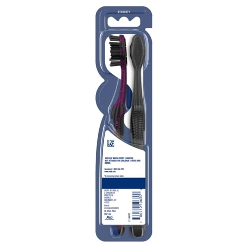 Charcoal Toothbrushes - Medium