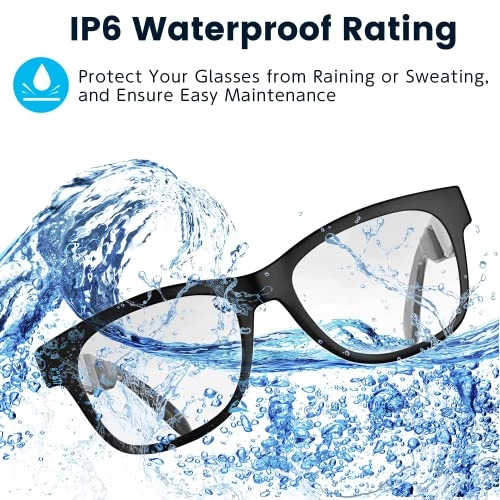 Bone Conduction Glasses - Open-Ear Bluetooth Photochromic