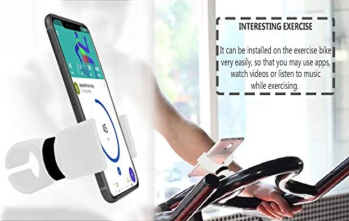 Stationary bike mobile holder - Universal 7.5" Handlebar Mount