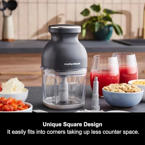 3-in-1 Cordless Mini Chopper - 500ml USB-C Charging