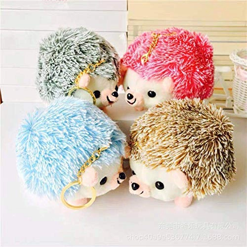 Hedgehog Mini Cute Cartoon 12 cm Plush - Hanging Keychain Light Green