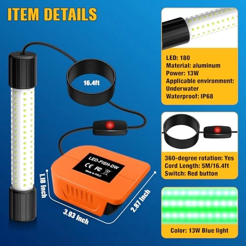 Underwater Fishing Light - 16.4FT