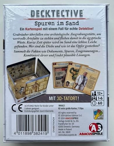 Decktective: Traces in the Sand - Cooperative Card Game (German)