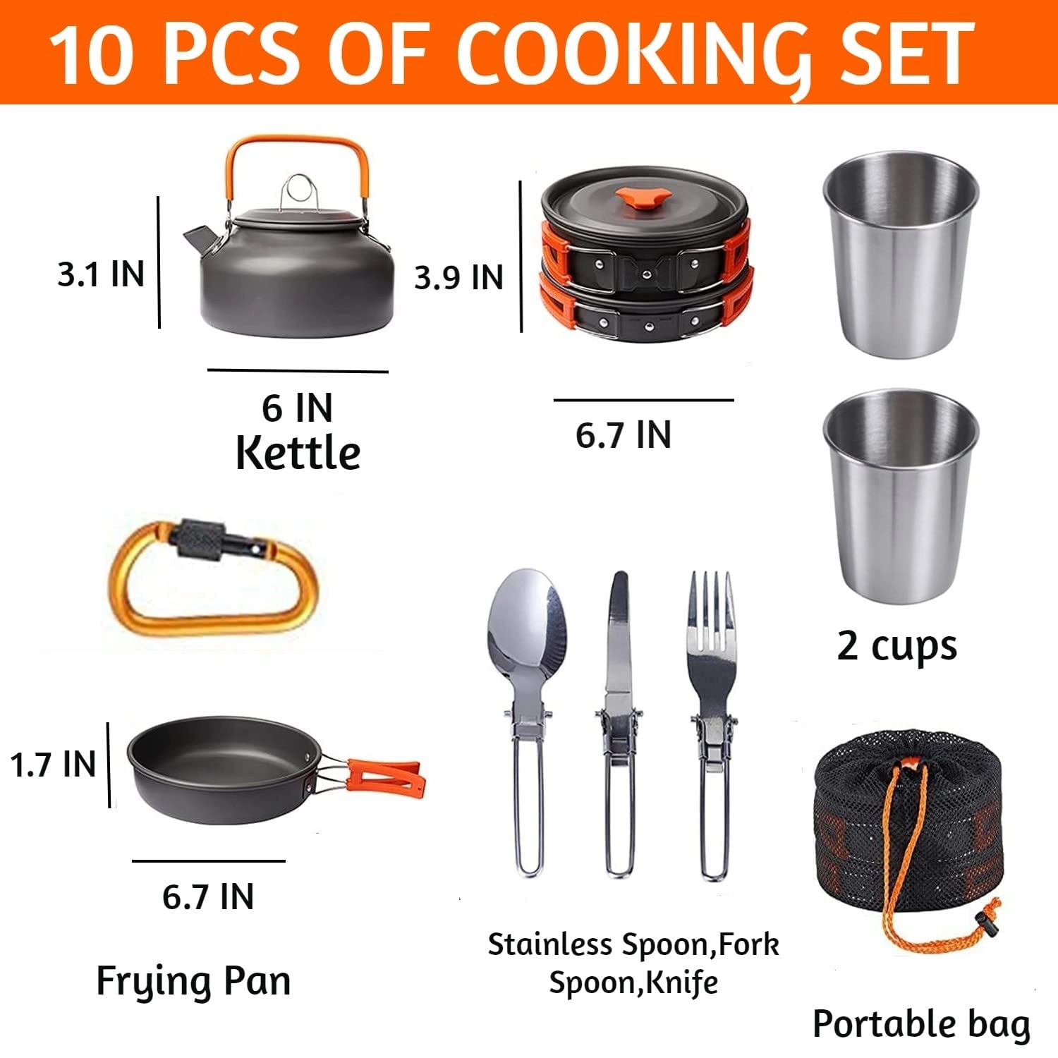 Camping Cookware Set - 1.00 Count