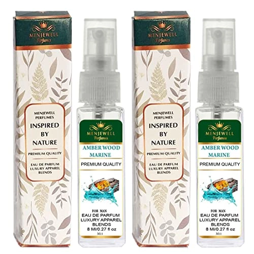 Amber Wood Marine Eau de Parfum 8ml Pack