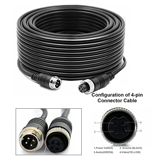 Car Reversing Camera - Night Vision 4-Pin Cable
