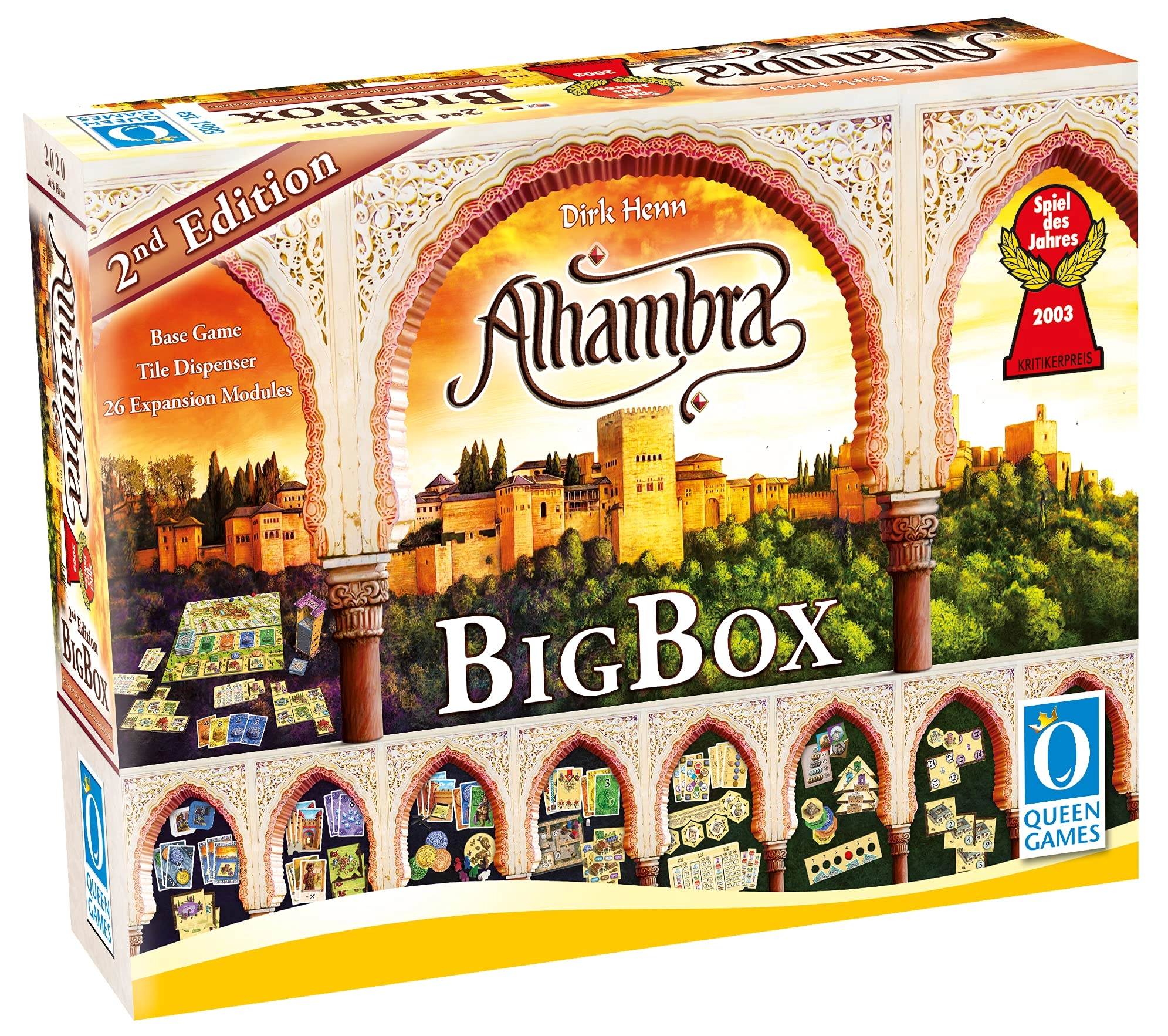 Queen Games Alhambra: Big Box Second Edition Bundle