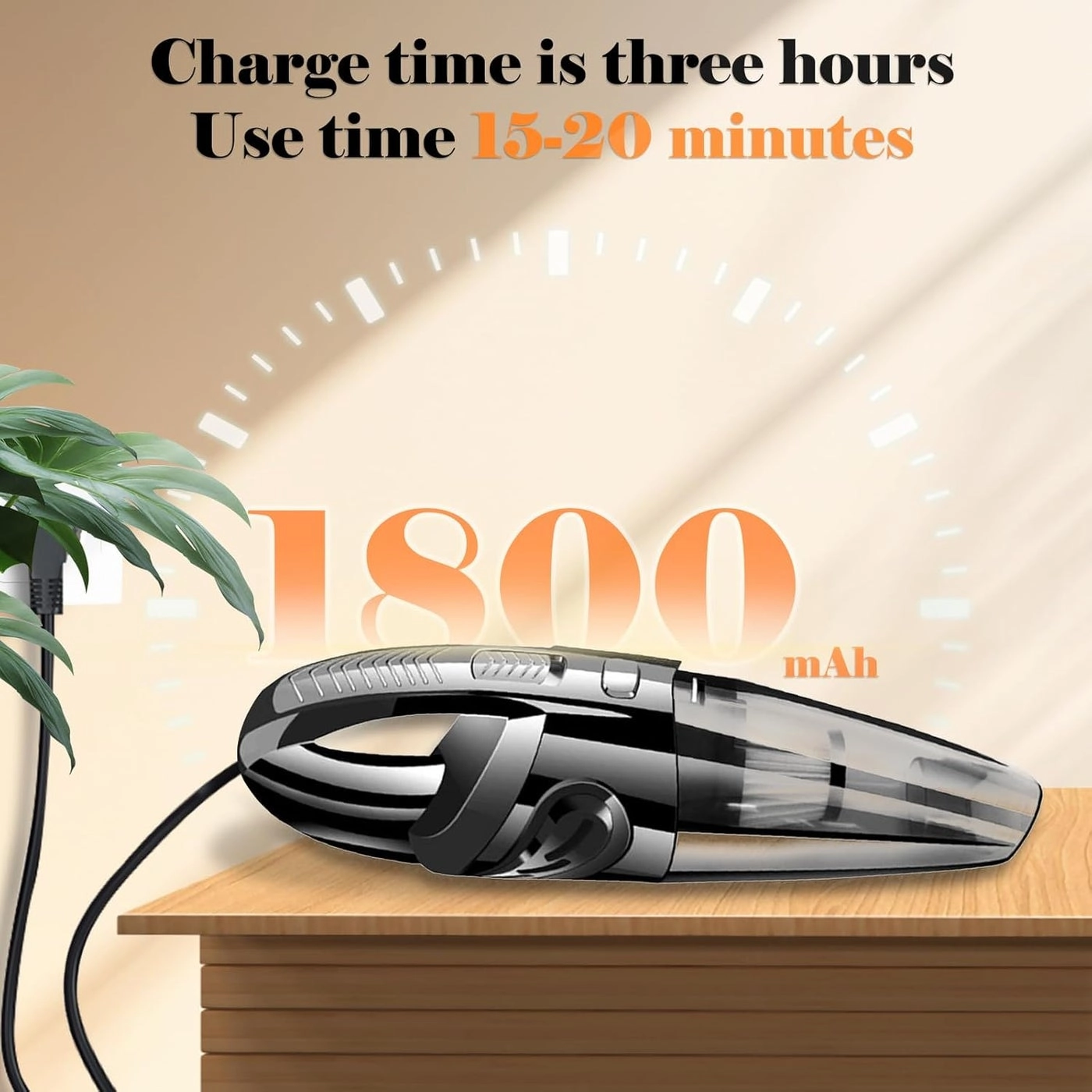 Handheld Vacuum - 1800mAh