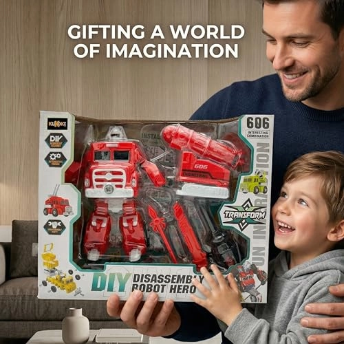 606 Diy Disassembly Robot Hero - 2-in-1 Teal