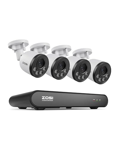 8CH PoE Security Camera System - 5MP 1TB