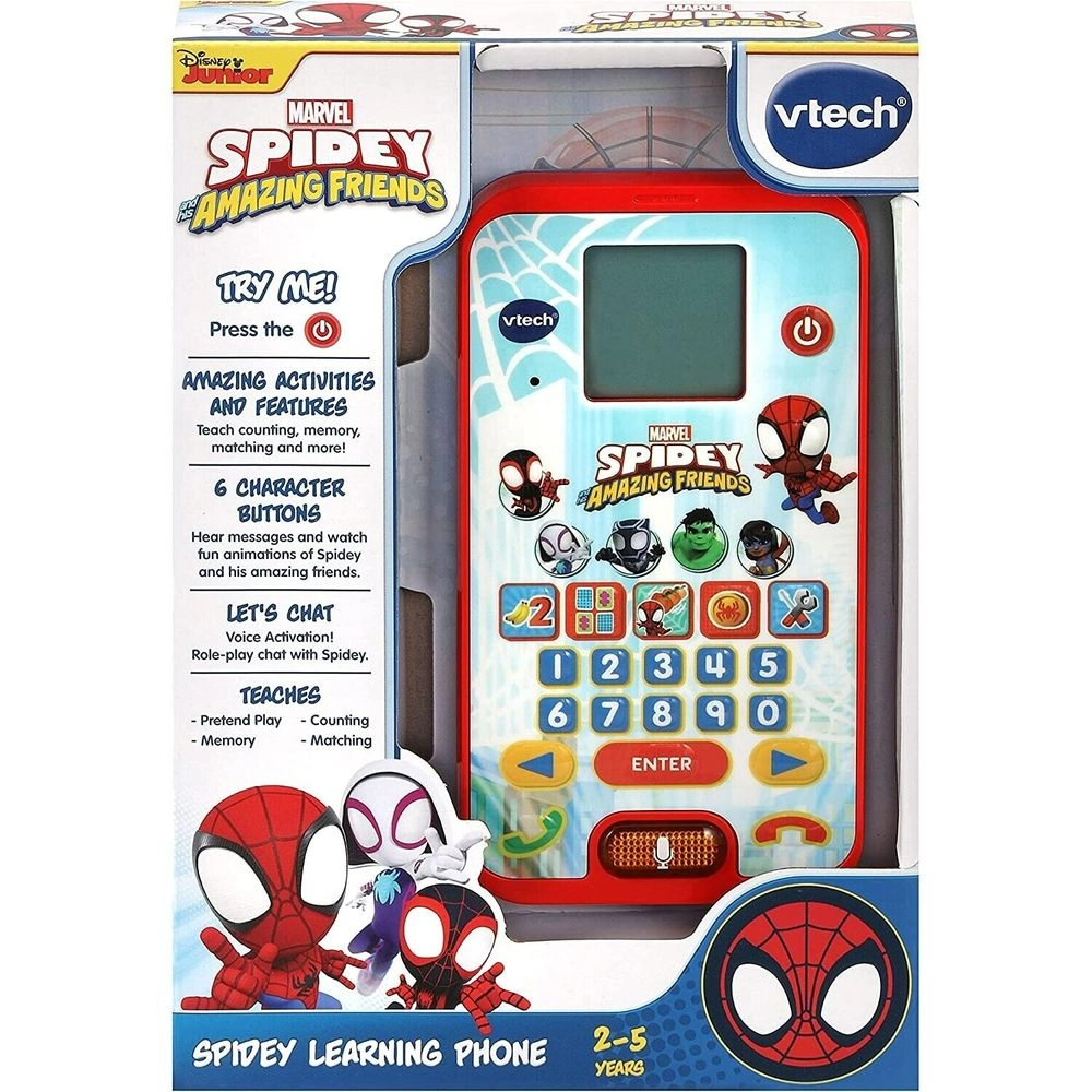 Spidey And His Super Friends Learning Phone - Suitable for 2 to 5 years