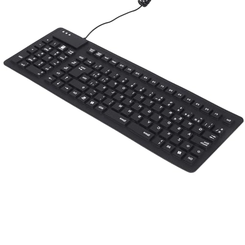 109 Keys Foldable Silicone Keyboard - Wired