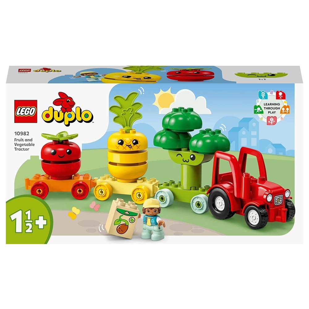 DUPLO My First Fruit and Vegetable Tractor (10982) - Multicolor 18 months and up