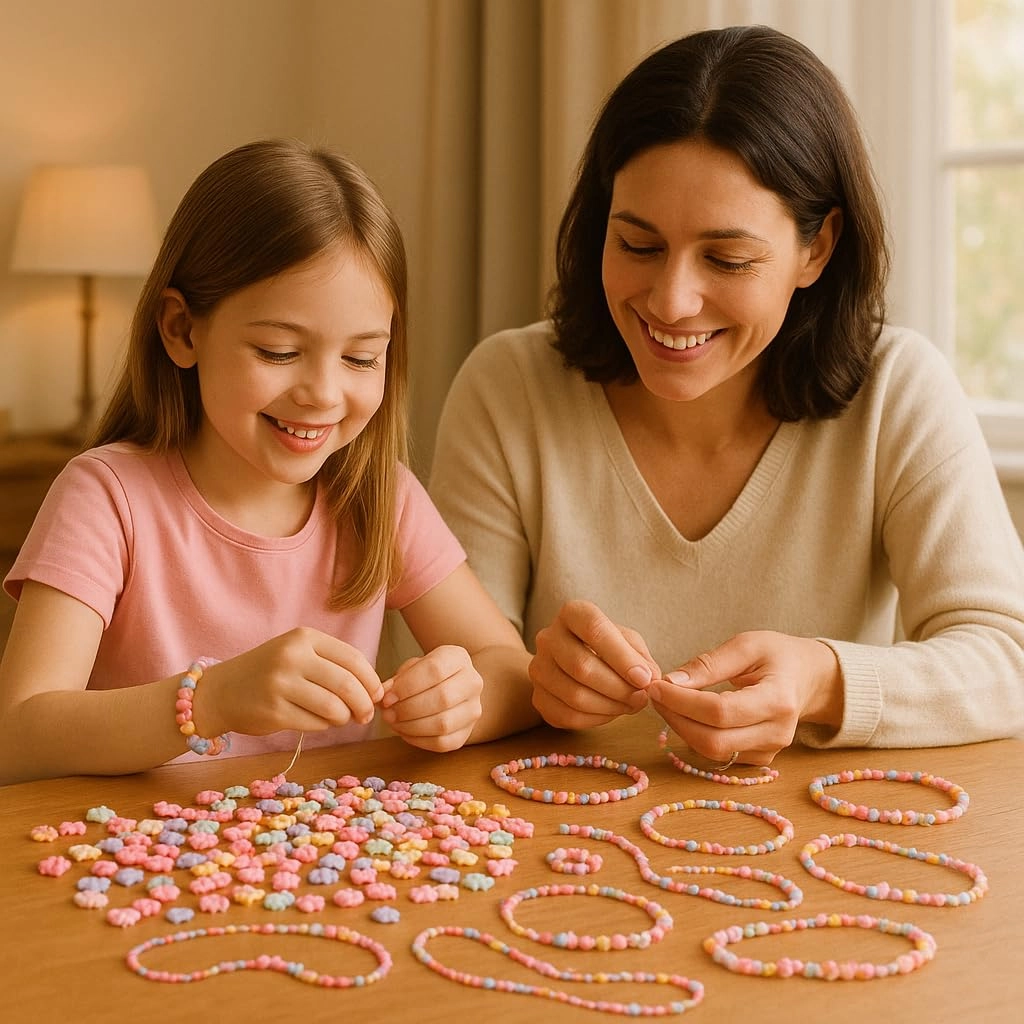 Bracelet Making Kit - 12 Types 10m Elastic Thread