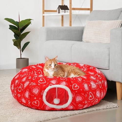 Cat tunnel bed - 3 ft x 3 ft x 9.8 Inches