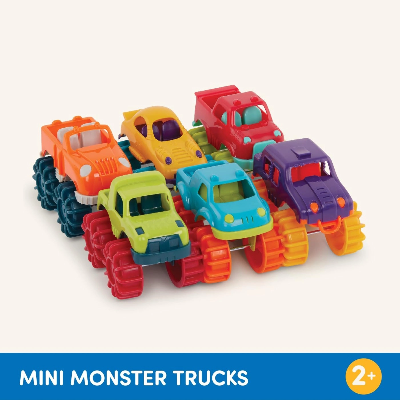 Mini Monster Trucks - 6pcs